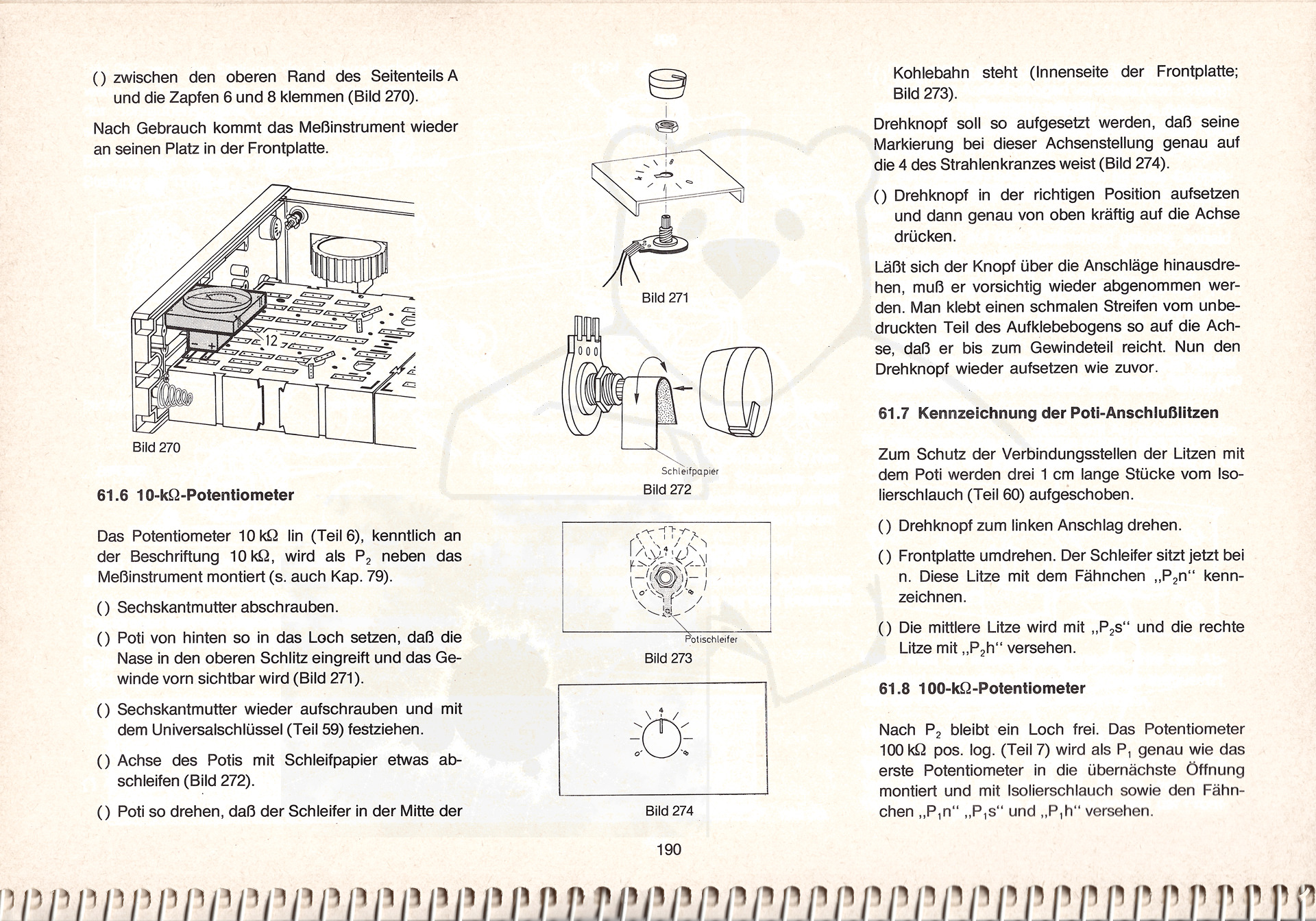 Kosmos Elektronik Labor E200 Handbuch Seite 190